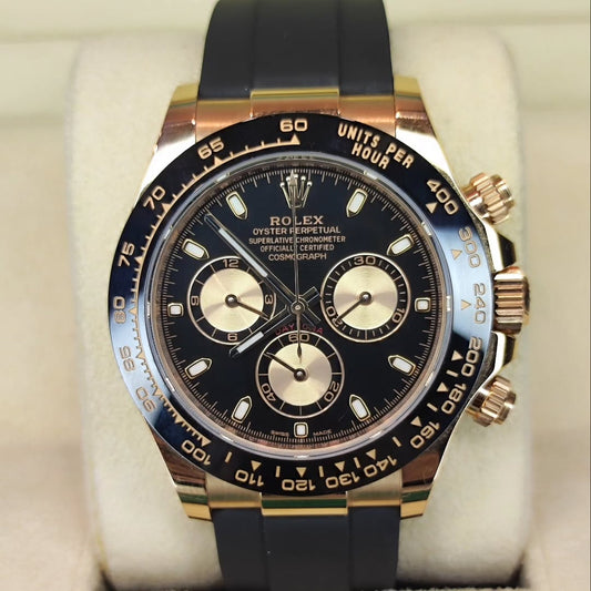 Rolex Daytona Strap (Golden-Black)