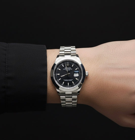 Rolex Classic (Silver-Black)