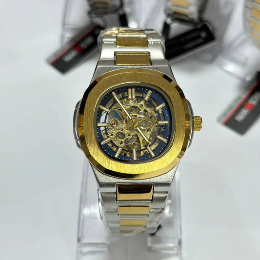 Bestwin Skeleton Automatic (Two-tone Blue)