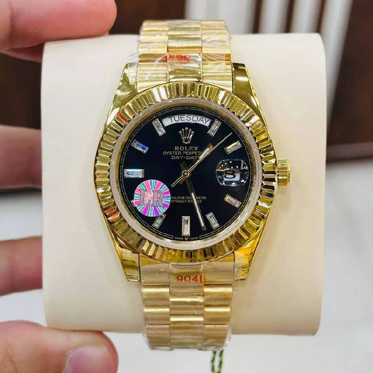 Rolex Crown (Golden-Black)