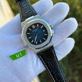 Patek Philipe Strap (Silver-Blue)