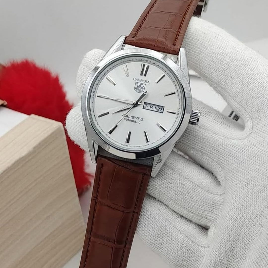 Tag Heur Strap (Brown-White)