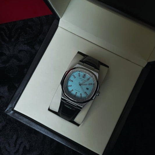 Patek Philippe Strap (Silver-Tiffany)