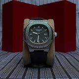 Patek Philipe Strap (Silver-Black)