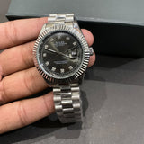 Rolex Crown (Silver-Black)