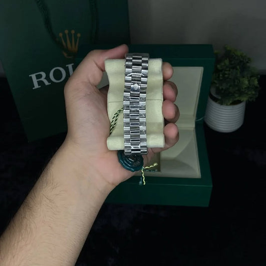Rolex Crown (Silver-Red)