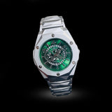 Hublot Diamond Cut (Green Skeleton)