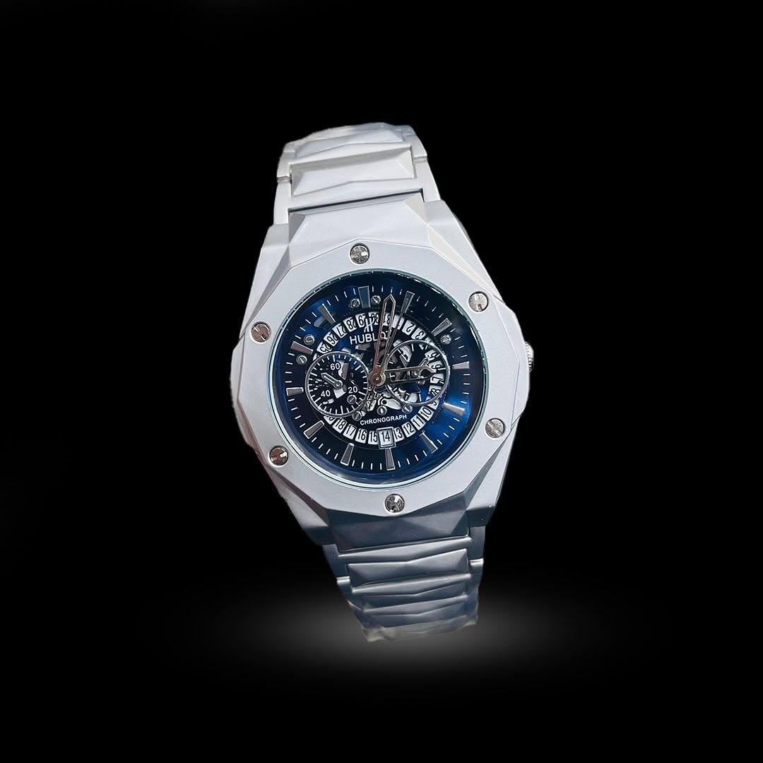 Hublot Diamond Cut (Blue Skeleton)
