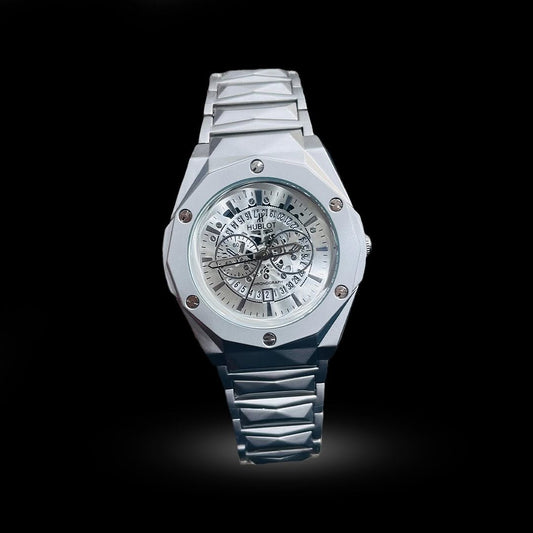 Hublot Diamond Cut (White Skeleton)