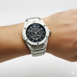 Hublot Diamond Cut (Black Skeleton)