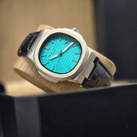 Patek Philippe Strap (Silver-Tiffany)