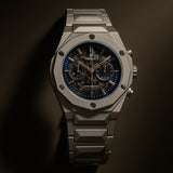 Hublot Diamond Cut (Blue Skeleton)