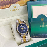 Rolex Classic (Two-Tone Plain Black)
