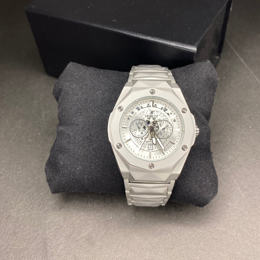 Hublot Diamond Cut (White Skeleton)
