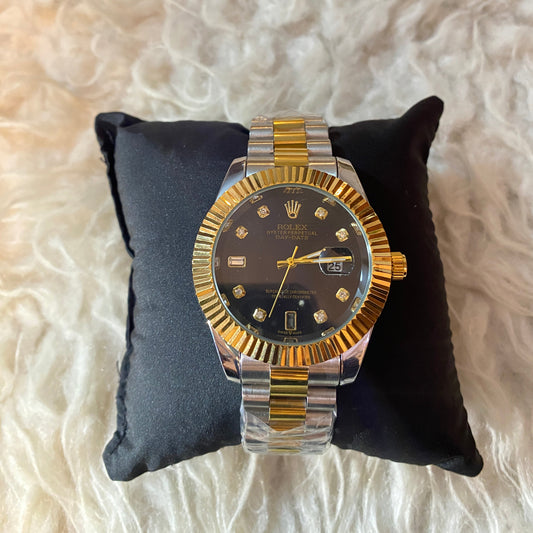 Rolex Crown (Two-Tone Black)