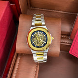 Bestwin Skeleton Automatic (Two-tone Blue)