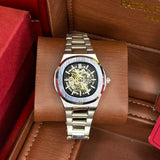 Bestwin Skeleton Automatic (Silver-Black)