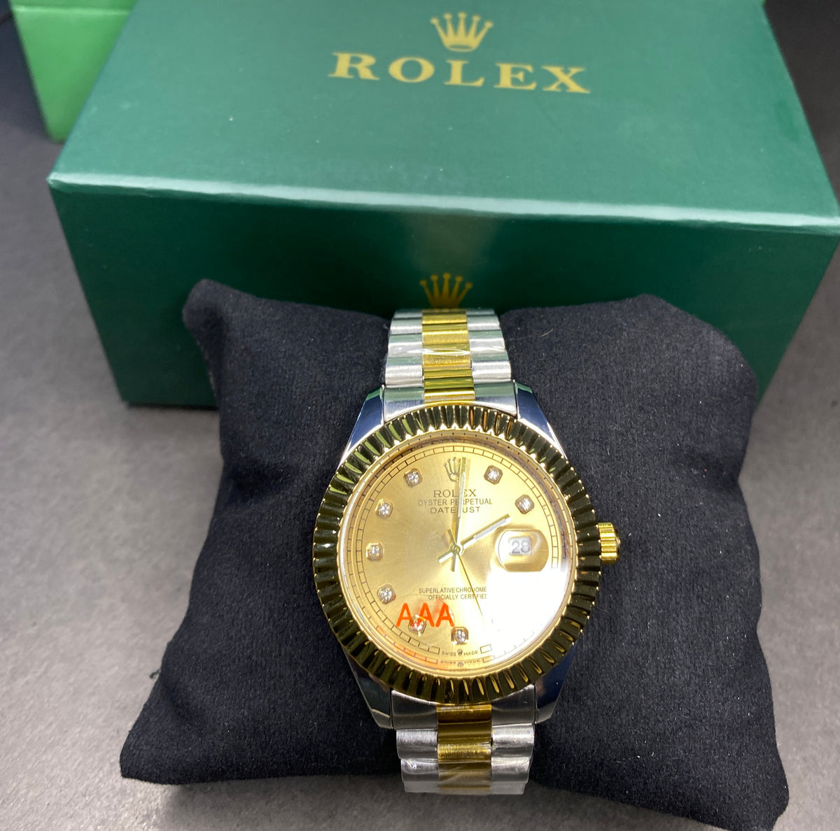 Rolex Crown (Two-Tone Golden)