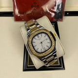 Patek Philippe  Stones Dial (Two-tone White)