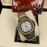 Patek Philippe  Stones Dial (Two-tone White)