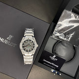 Hublot Diamond Cut (Black Skeleton)