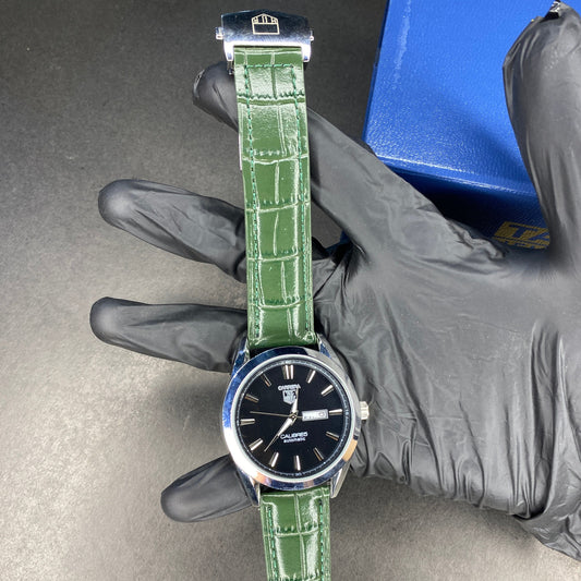 Tag Heur Strap (Green-Black)