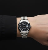 Rolex Classic (Silver-Black)