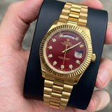 Rolex Crown (Golden-Red)
