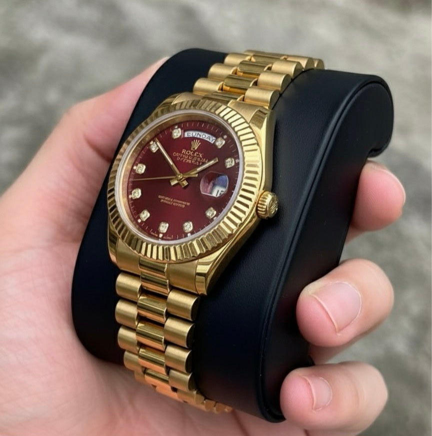 Rolex Crown (Golden-Red)