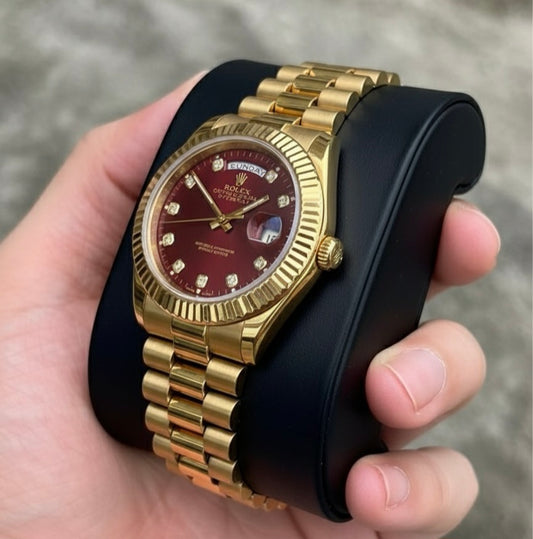 Rolex Crown (Golden-Red)