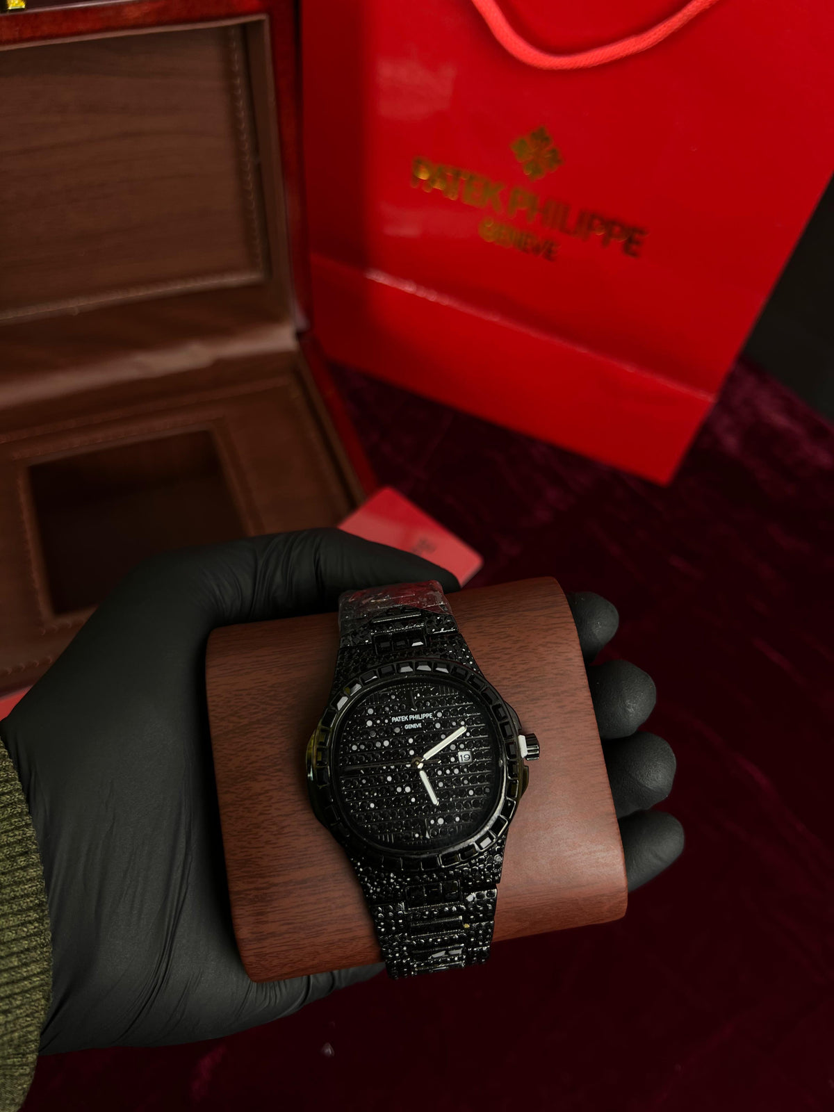 Patek Philippe Iced-Stones Black