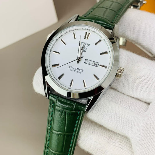 Tag Heur Strap (Green-White)