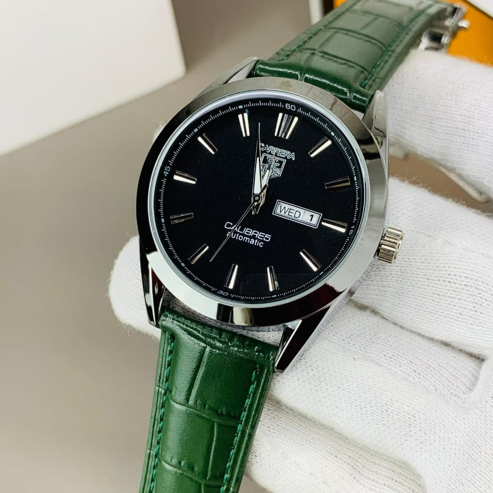 Tag Heur Strap (Green-Black)