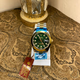 Rolex Classic (Two-Tone Plain Green)