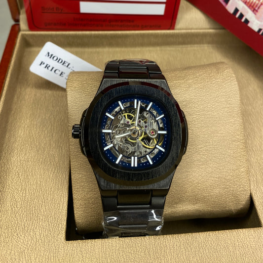 Bestwin Skeleton Automatic (Black-Blue)
