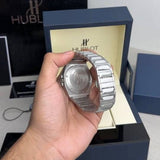 Hublot Diamond Cut (Blue Skeleton)