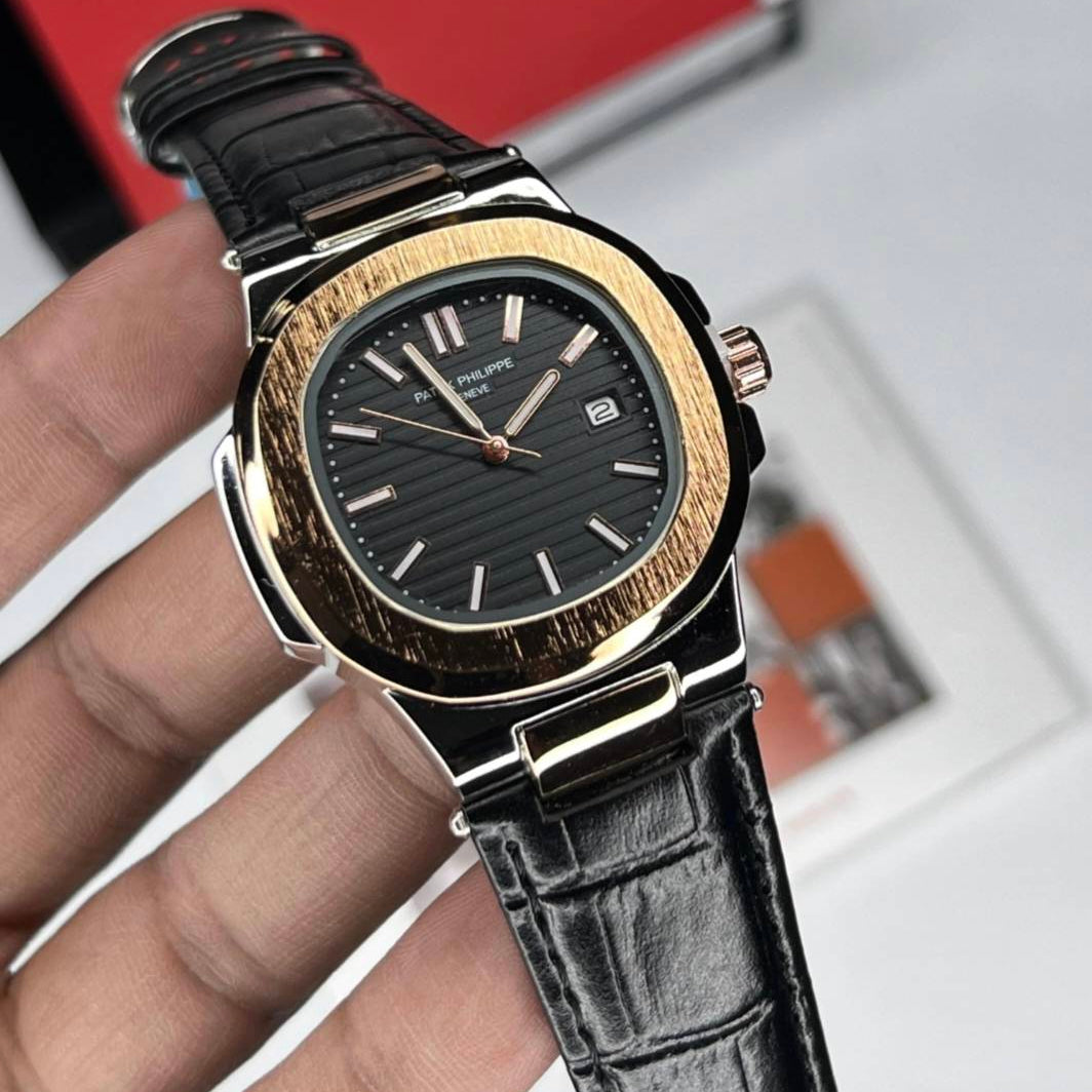 Patek Philipe Strap (Golden-Black)