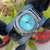 Patek Philippe Strap (Silver-Tiffany)