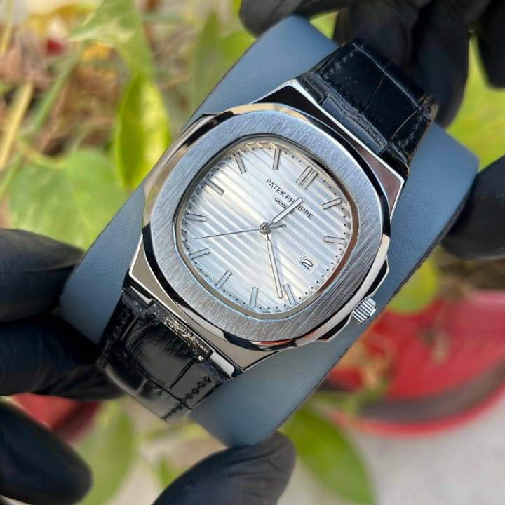 Patek Philipe Strap (Silver-White)